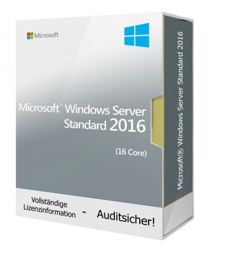 Microsoft Windows Server 2016 Standard (16 Core)