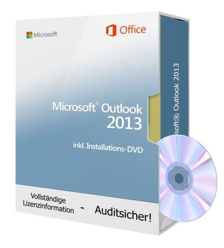 Microsoft Outlook 2013 incl. Installations-DVD, 1PC