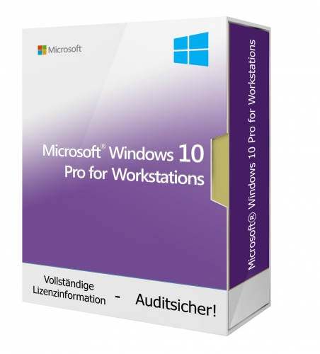 Microsoft Windows 10 Professional for Workstations - Download 1 PC